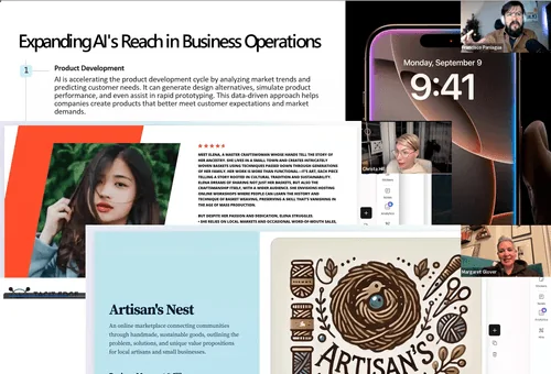 Presentation materials from an AI product management course